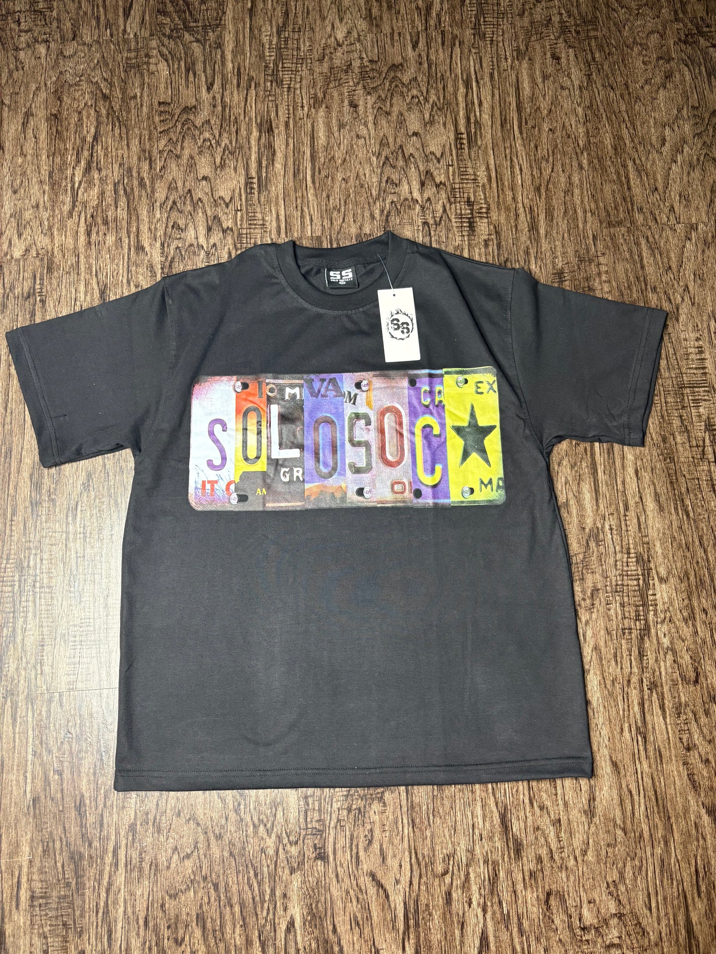 License plate Tee