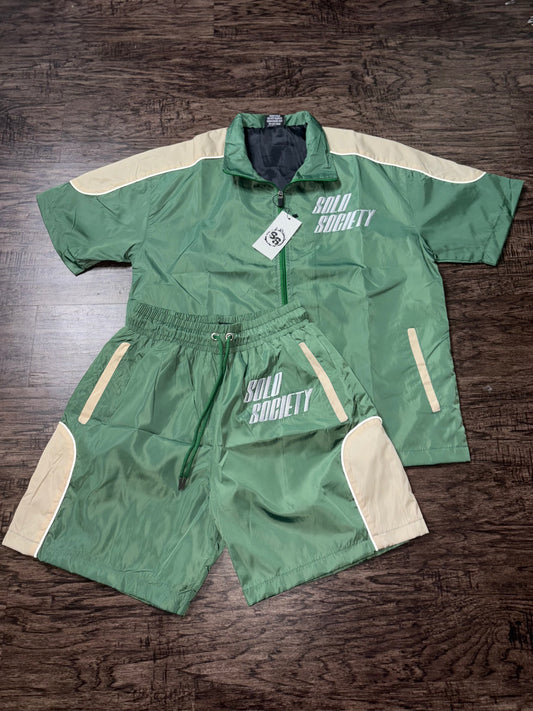 Windbreaker set green