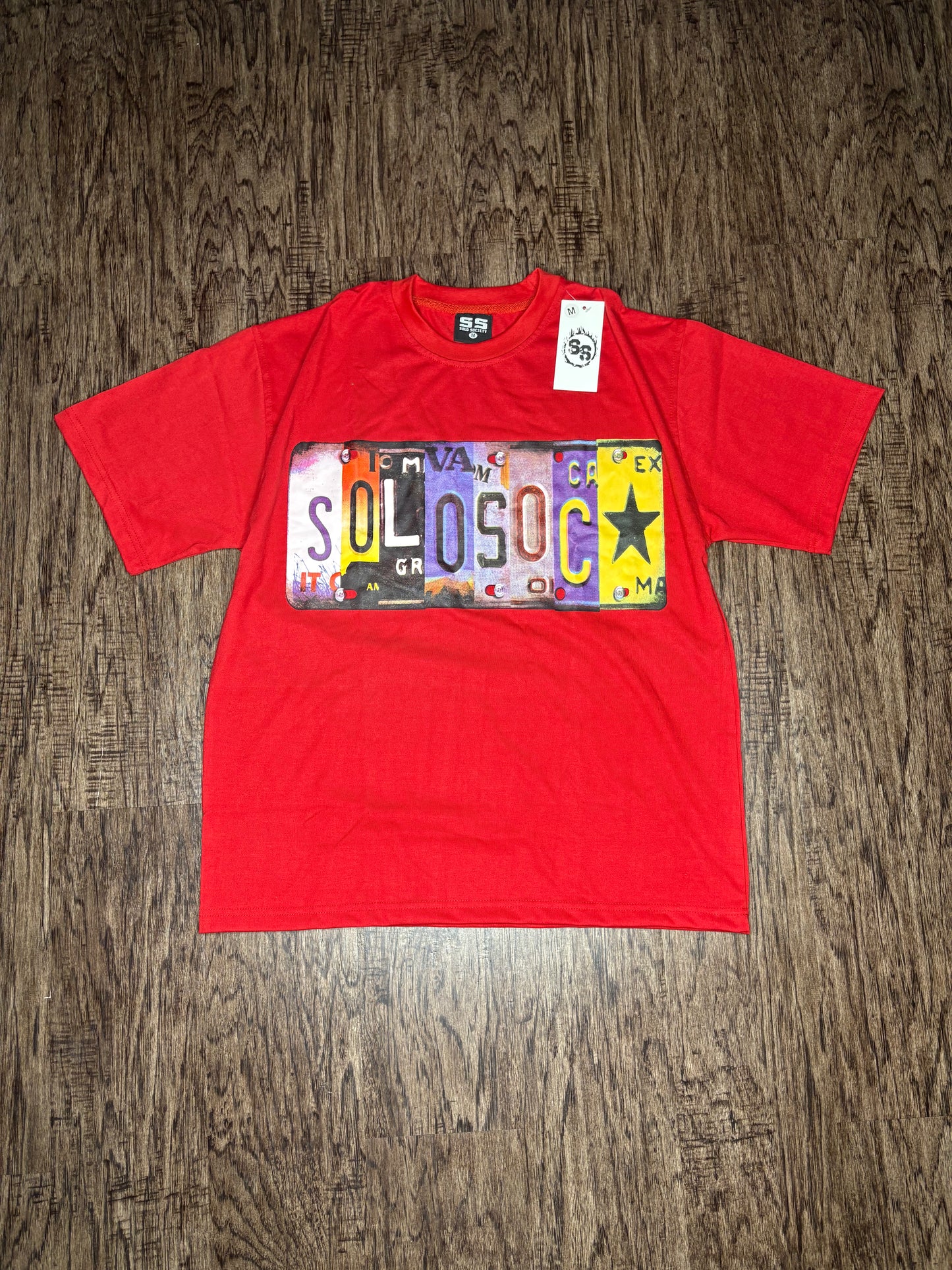 License plate Tee