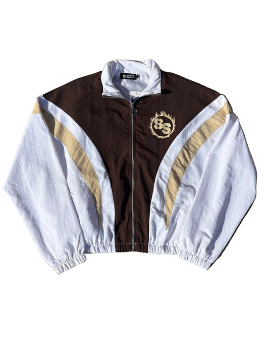 Brown tracksuit jacket