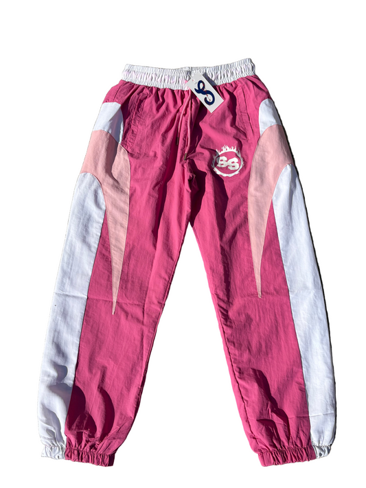 Pink tracksuit pants